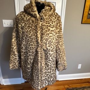Pamela McCoy Faux Fur Coat